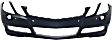 3-Piece Kit, Front Primed Bumper Cover, Coupe, For Models Without AMG Styling Package, Without Corner Lights, Includes (1) Bumper Cover and (2) Fog Light