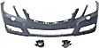 3-Piece Kit, Front Primed Bumper Cover, Includes (1) Bumper Cover and (2) Fog Light