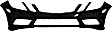 2010 Mercedes Benz E350 - 3-Piece Kit Front Primed Bumper Cover,  For Models With AMG Styling Package, Sedan,  Includes (1) Bumper Cover and (2) Fog Light