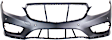 2014 Mercedes Benz E350 - 3-Piece Kit Front Primed Bumper Cover, For Models With AMG Styling Package, For Models Without Driving Lights, Sedan, Includes (1) Bumper Cover and (2) Fog Light