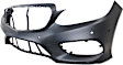 2014 Mercedes Benz E350 - 3-Piece Kit Front Primed Bumper Cover, For Models With AMG Styling Package, For Models Without Driving Lights, Sedan, Includes (1) Bumper Cover and (2) Fog Light