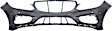 2014 Mercedes Benz E350 - 3-Piece Kit Front Primed Bumper Cover, For Models With AMG Styling Package, For Models Without Driving Lights, Sedan, Includes (1) Bumper Cover and (2) Fog Light