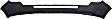 3-Piece Kit Front, Upper Primed Bumper Cover, Includes (1) Bumper Cover and (2) Fog Light