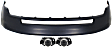 3-Piece Kit Front, Upper Primed Bumper Cover, CAPA Certified, Includes (1) Bumper Cover and (2) Fog Light