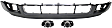 3-Piece Kit Front, Lower Textured Bumper Cover, CAPA Certified, Includes (1) Bumper Cover and (2) Fog Light