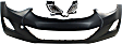 2012 Hyundai Elantra L - 3-Piece Kit Front Primed Bumper Cover, USA Built Vehicle, Includes (1) Bumper Cover and (2) Fog Light