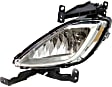 2012 Hyundai Elantra L - 3-Piece Kit Front Primed Bumper Cover, USA Built Vehicle, Includes (1) Bumper Cover and (2) Fog Light