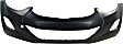 2012 Hyundai Elantra L - 3-Piece Kit Front Primed Bumper Cover, USA Built Vehicle, Includes (1) Bumper Cover and (2) Fog Light