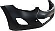 2012 Hyundai Elantra L - 3-Piece Kit Front Primed Bumper Cover, USA Built Vehicle, Includes (1) Bumper Cover and (2) Fog Light