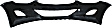 2012 Hyundai Elantra L - 3-Piece Kit Front Primed Bumper Cover, USA Built Vehicle, Includes (1) Bumper Cover and (2) Fog Light