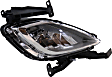 2012 Hyundai Elantra L - 3-Piece Kit Front Primed Bumper Cover, USA Built Vehicle, Includes (1) Bumper Cover and (2) Fog Light