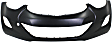 2012 Hyundai Elantra - 3-Piece Kit Front Primed Bumper Cover, USA Built Vehicle, CAPA Certified Includes (1) Bumper Cover and (2) Fog Light