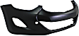 2012 Hyundai Elantra - 3-Piece Kit Front Primed Bumper Cover, USA Built Vehicle, CAPA Certified Includes (1) Bumper Cover and (2) Fog Light