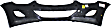 2012 Hyundai Elantra - 3-Piece Kit Front Primed Bumper Cover, USA Built Vehicle, CAPA Certified Includes (1) Bumper Cover and (2) Fog Light