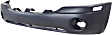 3-Piece Kit Front Primed Bumper Cover, Includes (1) Bumper Cover and (2) Fog Light