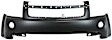 3-Piece Kit Front, Upper Primed Bumper Cover, CAPA Certified, Includes (1) Bumper Cover and (2) Fog Light
