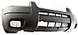 3-Piece Kit Front Textured Bumper Cover, Includes (1) Bumper Cover and (2) Fog Light