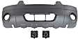 3-Piece Kit Front Textured Bumper Cover, Includes (1) Bumper Cover and (2) Fog Light