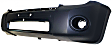 2008-2010 Ford Escape - 3-Piece Kit Front Primed Bumper Cover, For Models With Appearance Package, CAPA Certified, Includes (1) Bumper Cover and (2) Fog Light