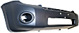 2008-2010 Ford Escape - 3-Piece Kit Front Primed Bumper Cover, For Models With Appearance Package, CAPA Certified, Includes (1) Bumper Cover and (2) Fog Light