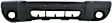 3-Piece Kit Front Textured Bumper Cover, Includes (1) Bumper Cover and (2) Fog Light