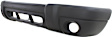 3-Piece Kit Front Textured Bumper Cover, Includes (1) Bumper Cover and (2) Fog Light