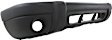 3-Piece Kit Front Textured Bumper Cover, Includes (1) Bumper Cover and (2) Fog Light