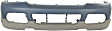 3-Piece Kit Front Upper - Primed, Lower - Textured Bumper Cover, Includes (1) Bumper Cover and (2) Fog Light