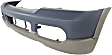 3-Piece Kit Front Upper - Primed, Lower - Textured Bumper Cover, Includes (1) Bumper Cover and (2) Fog Light