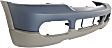 3-Piece Kit Front Upper - Primed, Lower - Textured Bumper Cover, Includes (1) Bumper Cover and (2) Fog Light