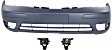 3-Piece Kit Front Primed Bumper Cover, For Models Without Appearance Package, Includes (1) Bumper Cover and (2) Fog Light