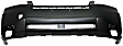 3-Piece Kit Front Primed Bumper Cover, Includes (1) Bumper Cover and (2) Fog Light