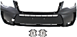 3-Piece Kit Front Primed Bumper Cover, Includes (1) Bumper Cover and (2) Fog Light