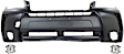 3-Piece Kit, Front Primed Bumper Cover, CAPA Certified, Includes (1) Bumper Cover and (2) Fog Light