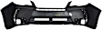 3-Piece Kit, Front Primed Bumper Cover, CAPA Certified, Includes (1) Bumper Cover and (2) Fog Light