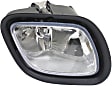 3-Piece Kit Front, Center Chrome Bumper, Includes (1) Bumper and (2) Fog Light