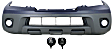 3-Piece Kit Front Upper - Primed, Lower - Textured Bumper Cover, CAPA Certified, Includes (1) Bumper Cover and (2) Fog Light