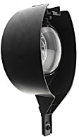 3-Piece Kit Front Upper - Primed, Lower - Textured Bumper Cover, CAPA Certified, Includes (1) Bumper Cover and (2) Fog Light