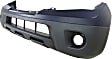 3-Piece Kit Front Upper - Primed, Lower - Textured Bumper Cover, CAPA Certified, Includes (1) Bumper Cover and (2) Fog Light
