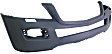 3-Piece Kit Front Primed Bumper Cover, For Models With Curve Lighting, Includes (1) Bumper Cover and (2) Fog Light