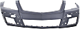 3-Piece Kit Front Primed Bumper Cover, For Models Without AMG Styling Package, With Optical Off Road Package, Includes (1) Bumper Cover and (2) Fog Light
