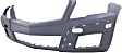 3-Piece Kit Front Primed Bumper Cover, For Models Without AMG Styling Package, With Optical Off Road Package, Includes (1) Bumper Cover and (2) Fog Light