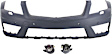 3-Piece Kit, Front Primed Bumper Cover, Sport Utility, For Models With AMG Styling Package, Includes (1) Bumper Cover and (2) Fog Light
