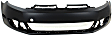 2-Piece Kit Hatchback Front Primed Bumper Cover, Includes (1) Bumper Cover and (1) Fog Light