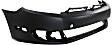 2-Piece Kit Hatchback Front Primed Bumper Cover CAPA Certified, Includes (1) Bumper Cover and (1) Fog Light