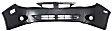 2008-2011 Subaru Impreza - 3-Piece Kit Front Primed Bumper Cover, Sedan, Includes (1) Bumper Cover and (2) Fog Light