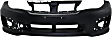 3-Piece Kit, Front Primed Bumper Cover, Includes (1) Bumper Cover and (2) Fog Light