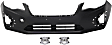 3-Piece Kit Front Primed Bumper Cover, CAPA Certified, Includes (1) Bumper Cover and (2) Fog Light