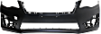 2016 Subaru Impreza - 3-Piece Kit Front Primed Bumper Cover, For Models With Driver Assist System, Sedan, Includes (1) Bumper Cover and (2) Fog Light