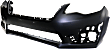 2016 Subaru Impreza - 3-Piece Kit Front Primed Bumper Cover, For Models With Driver Assist System, Sedan, Includes (1) Bumper Cover and (2) Fog Light